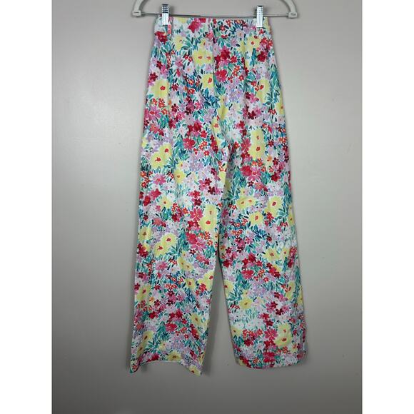 Yllw the Label Midsummer Floral High Waist Wide Leg Pants Multicolor Sz XS - Picture 8 of 8